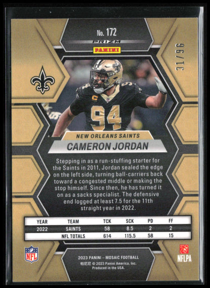 Cameron Jordan Blue Sparkle /96