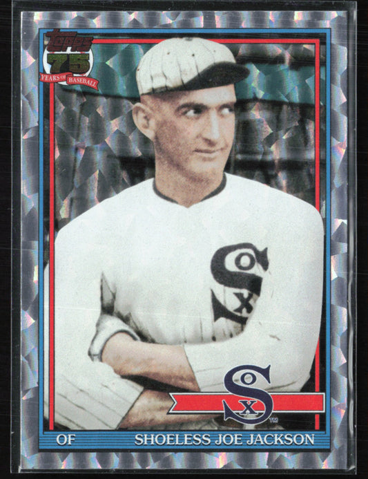 Shoeless Joe Jackson Crackle Foil 2026 Topps Series 1