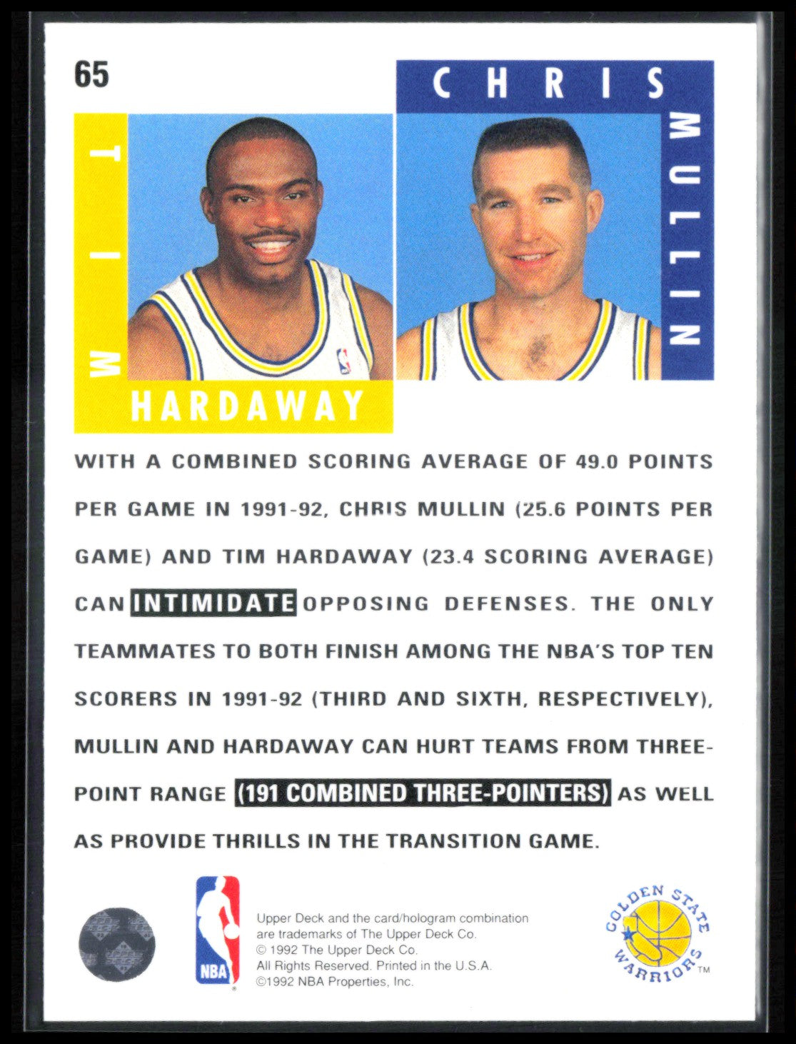 Tim Hardaway/Chris Mullin