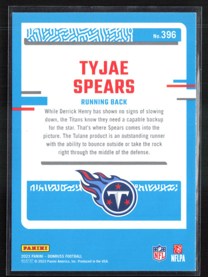 Tyjae Spears RC Green Press Proof
