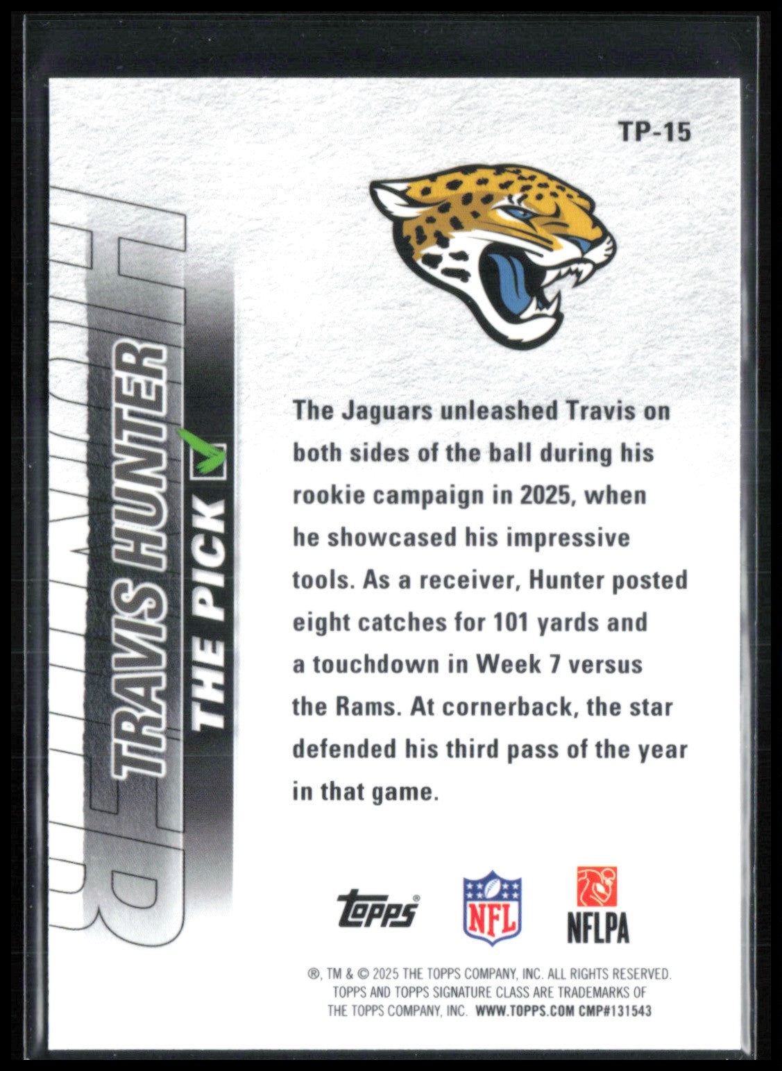 Travis Hunter RC