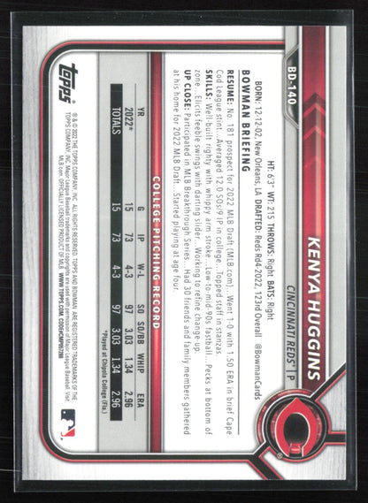 Kenya Huggins 1st Bowman /499