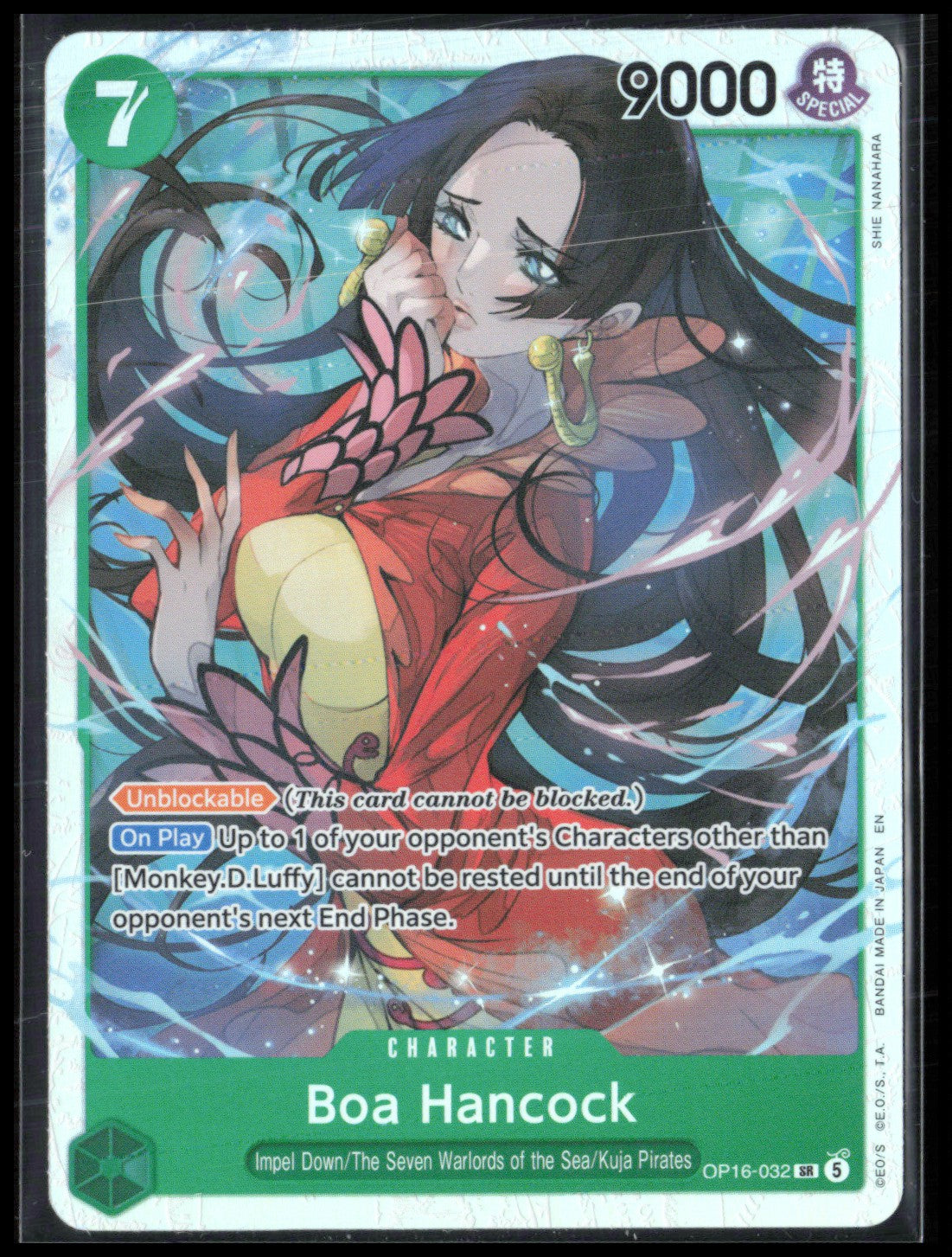Boa Hancock Super Rare Holo OP-16-032