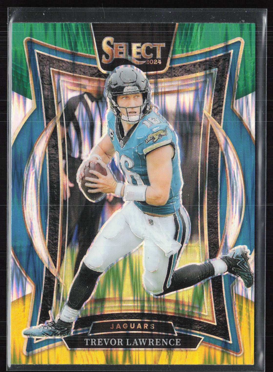 Trevor Lawrence Green Yellow Shock