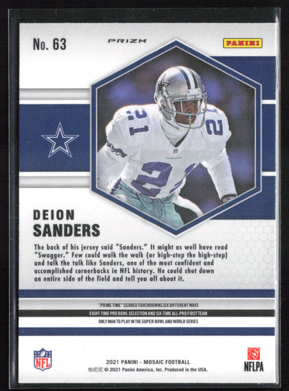 Deion Sanders Mosaic Prizm