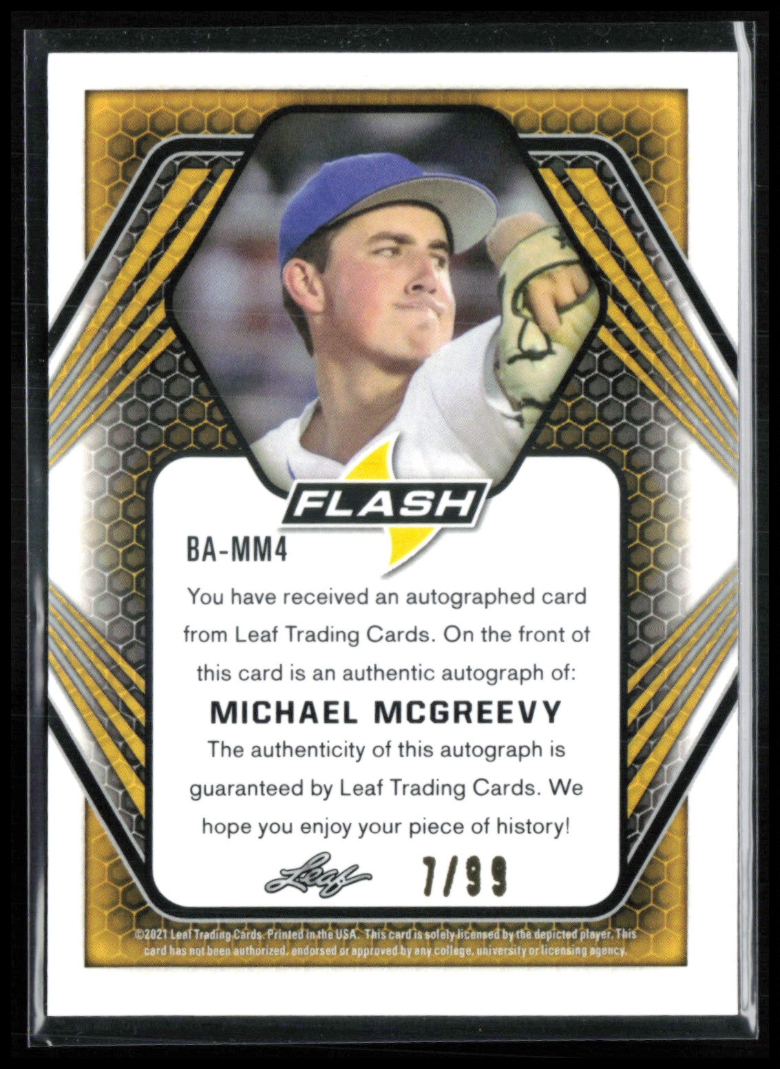 Michael McGreevy RC Auto /99