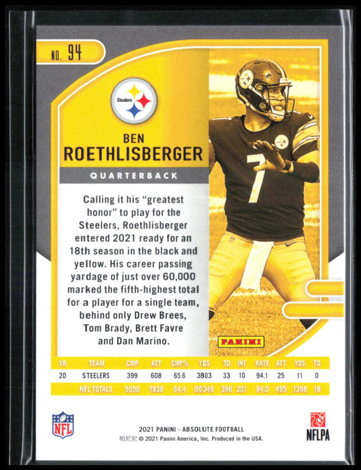 Ben Roethlisberger (Hobby)