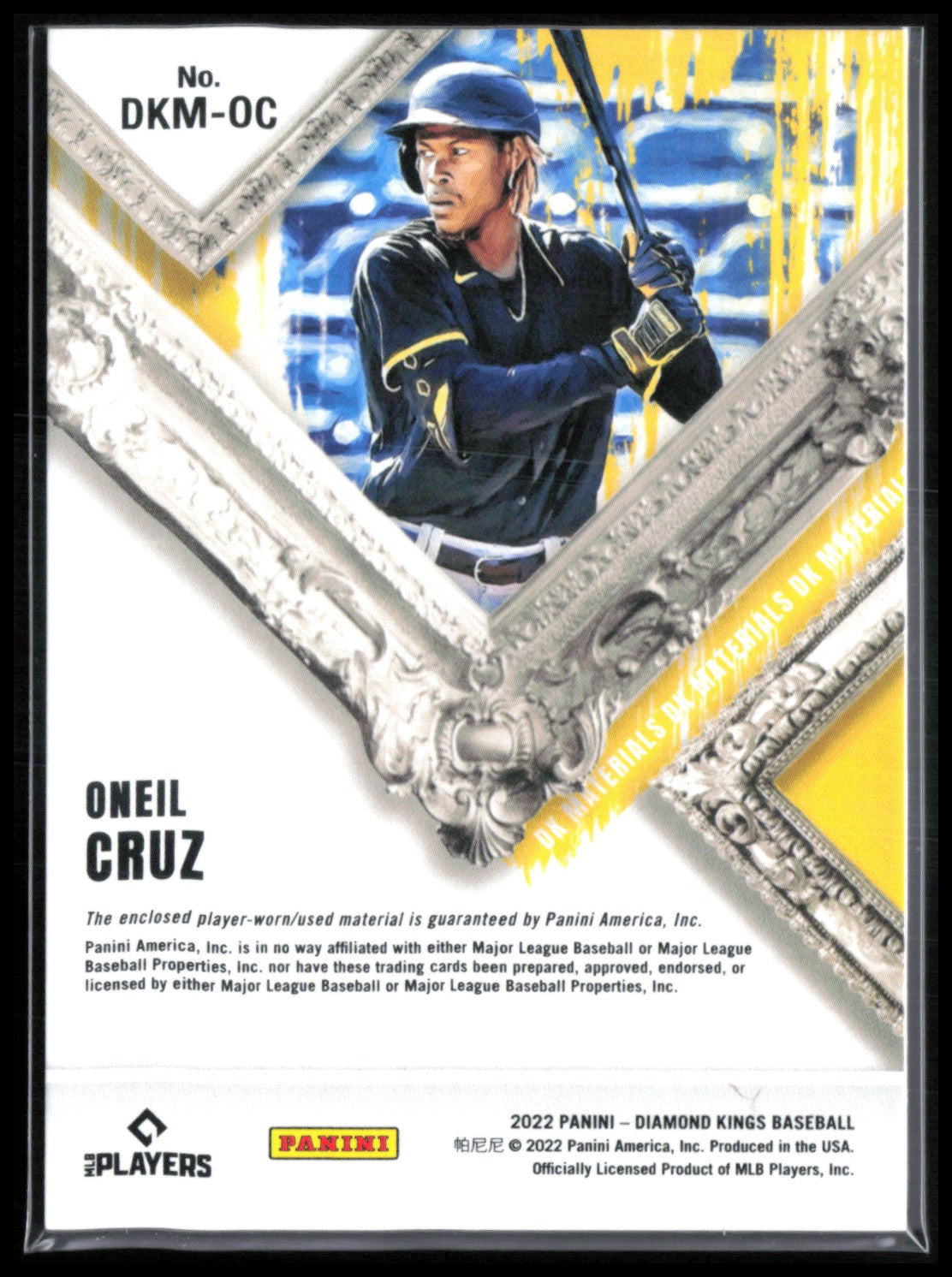 Oneil Cruz Dual Player-Used Relics