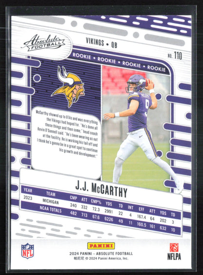 J.J. McCarthy RC