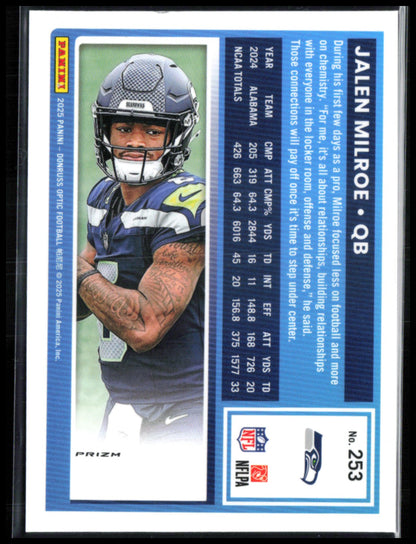 Jalen Milroe RC Purple Shock