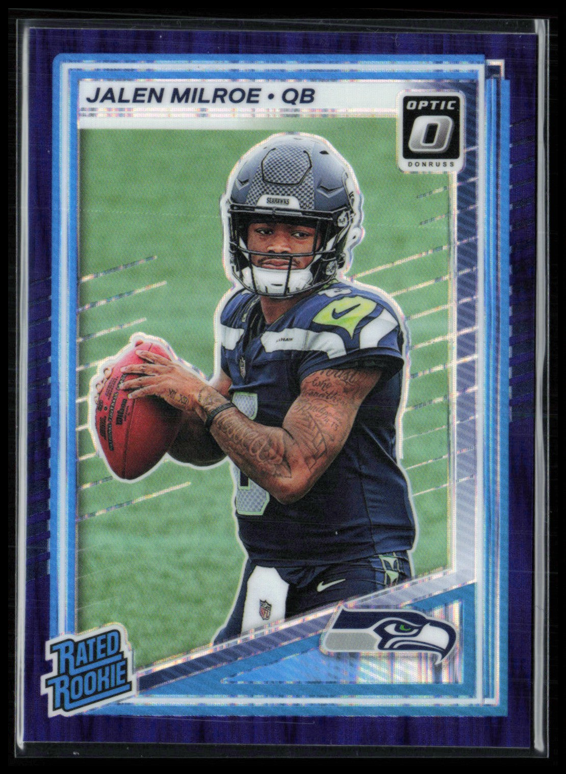 Jalen Milroe RC Purple Shock