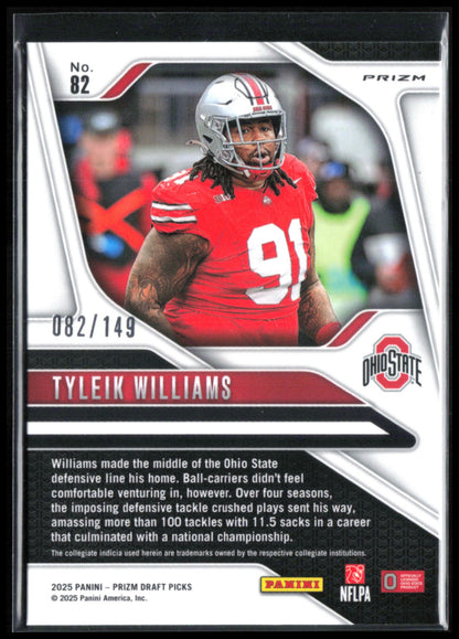 Tyleik Williams RC Blue Ice /149