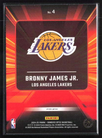 Bronny James Jr. RC Purple Holo