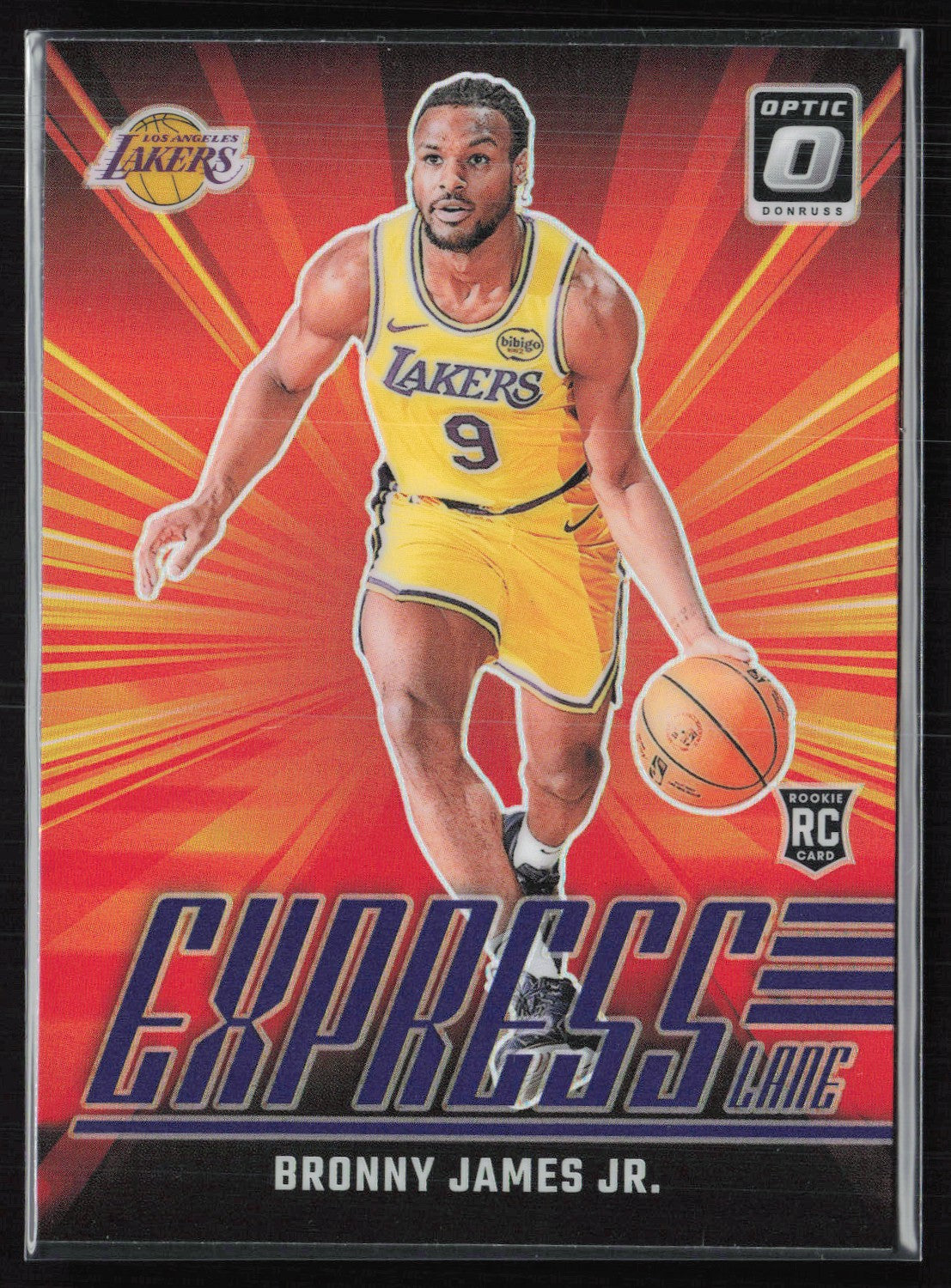 Bronny James Jr. RC Purple Holo