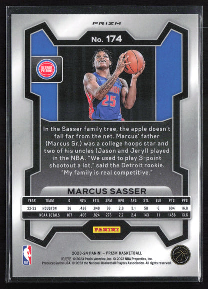 Marcus Sasser RC Green Prizm