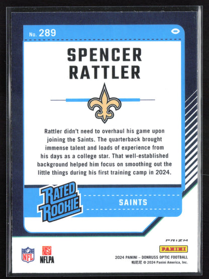 Spencer Rattler RC Blue Hyper