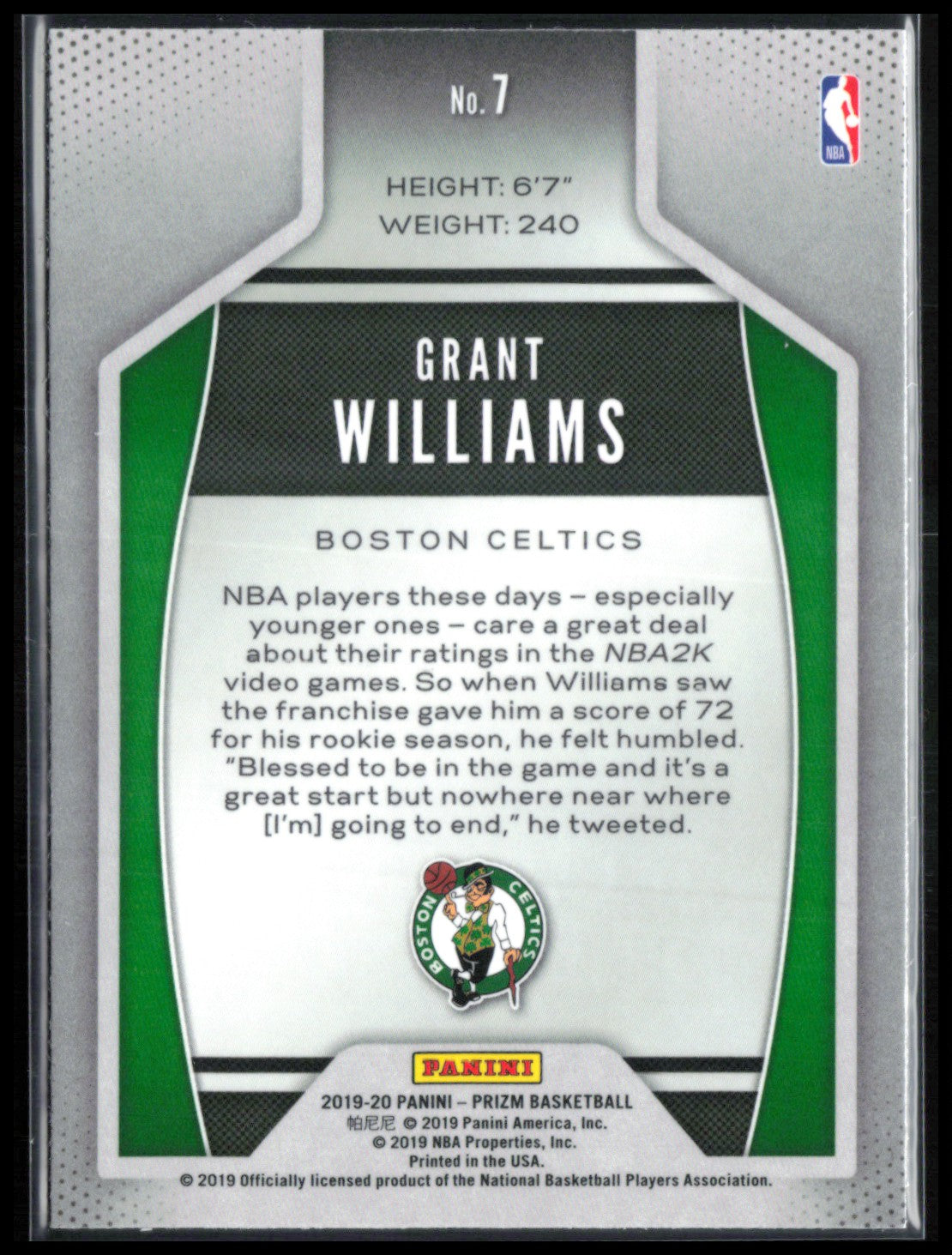 Grant Williams RC
