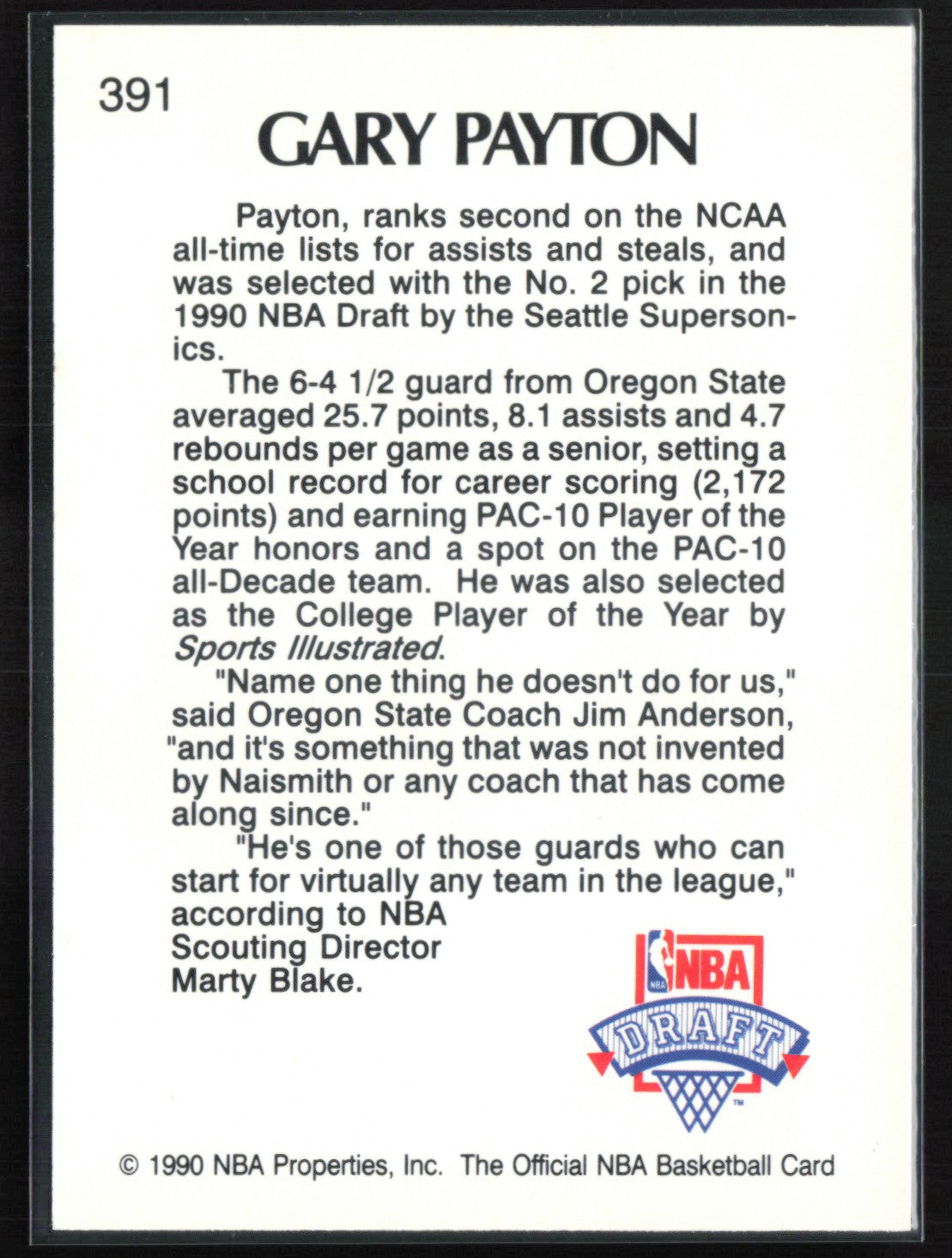 Gary Payton RC