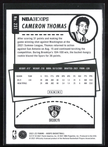 Cameron Thomas RC