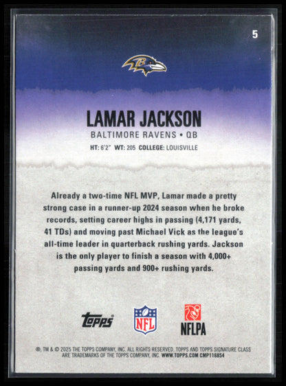 Lamar Jackson Yellow
