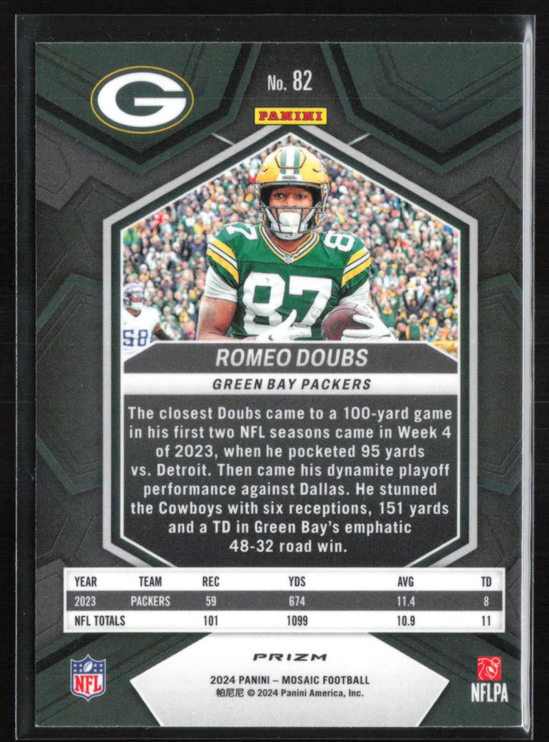 Romeo Doubs Reactive Yellow