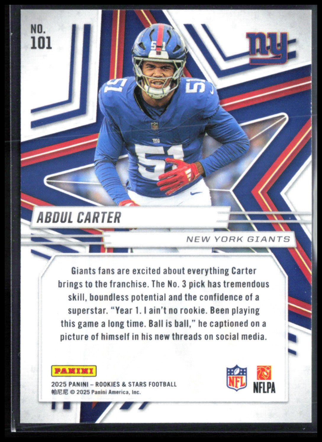 Abdul Carter RC Purple /999