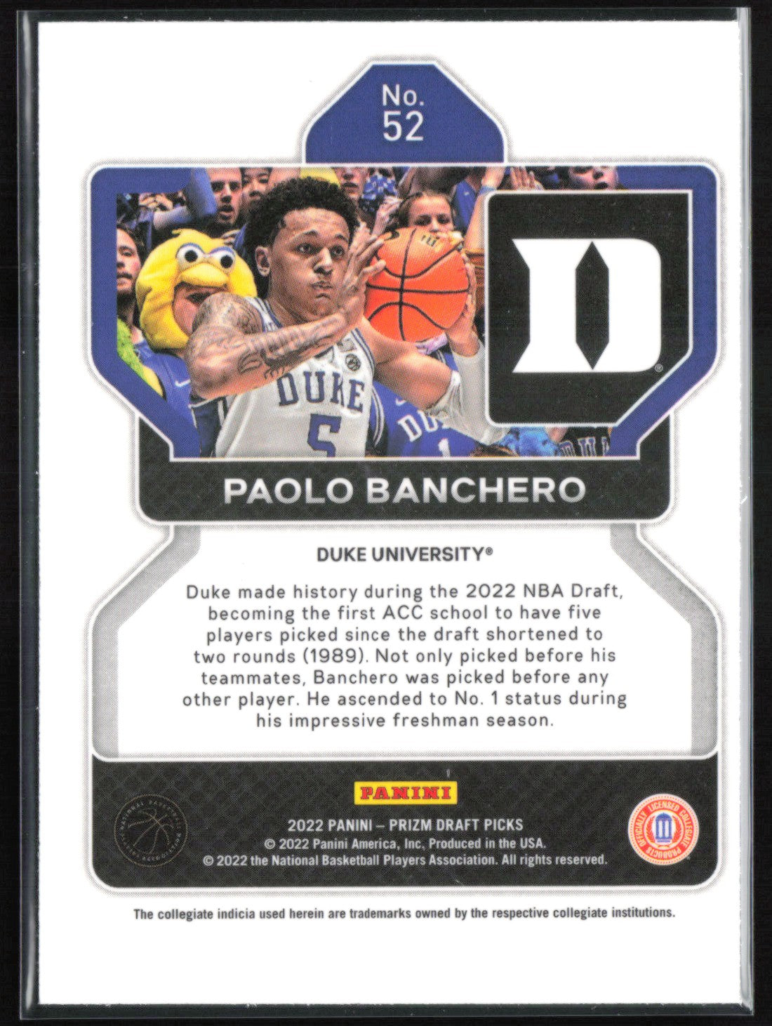 Paolo Banchero RC 2022 Prizm Draft Picks