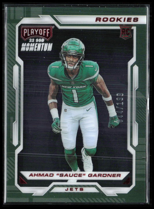 Ahmad Sauce Gardner RC /199 Red Foil