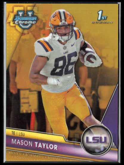 Mason Taylor 1st Bowman Gold Refractor /50