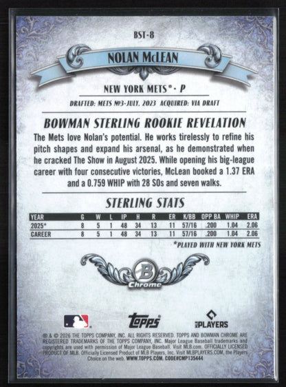 Nolan McLean RC Bowman Sterling