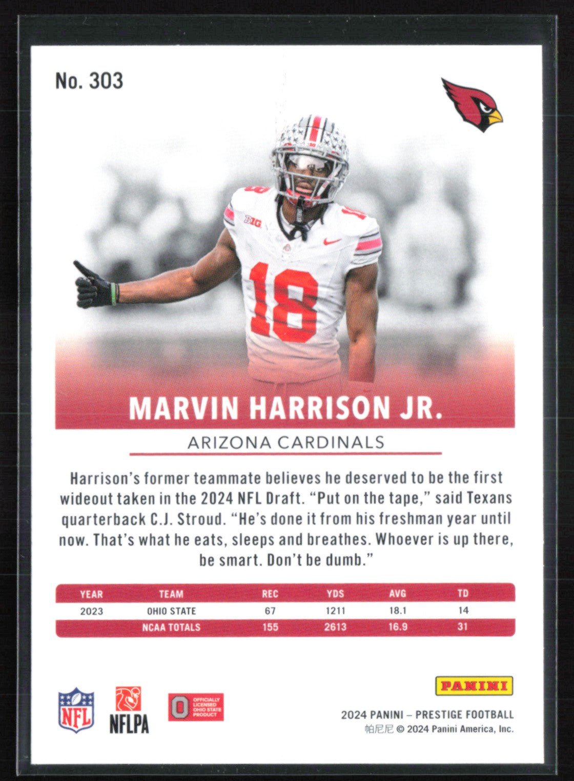 Marvin Harrison Jr. RC