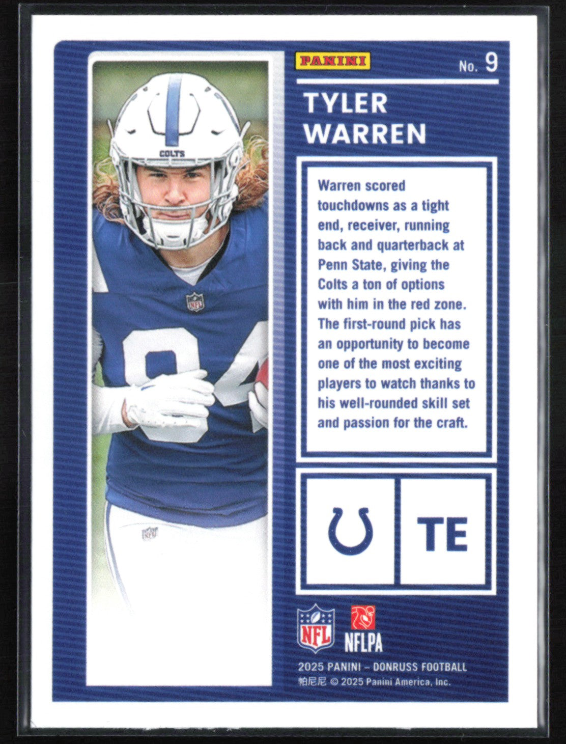 Tyler Warren RC The Rookies