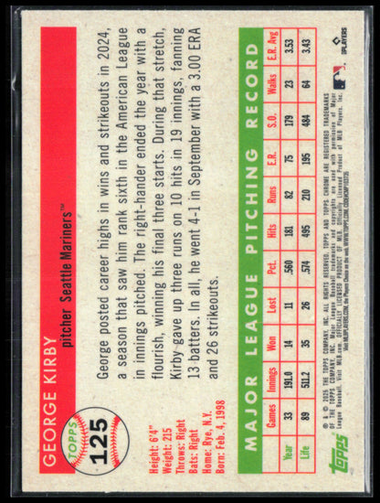 George Kirby Mini Diamond /150