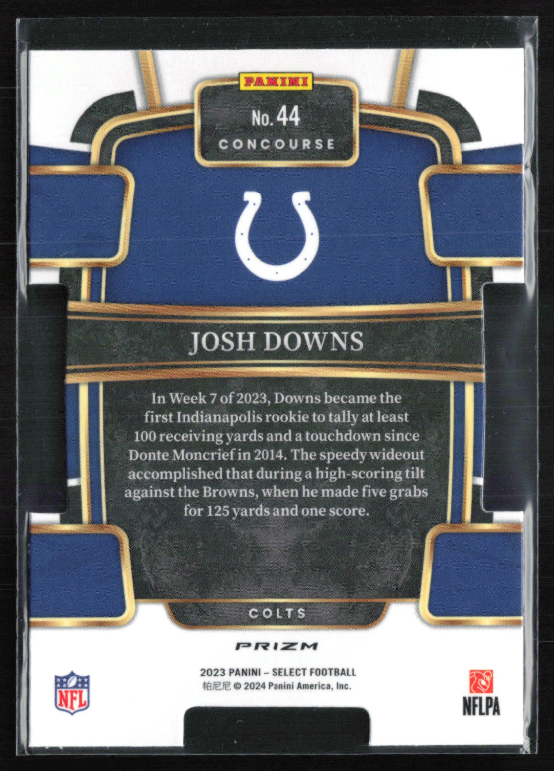 Josh Downs RC Black Red Die-Cut