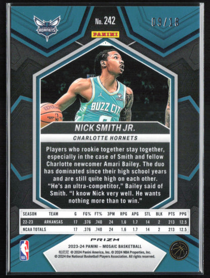 Nick Smith Jr. RC Green Mosaic