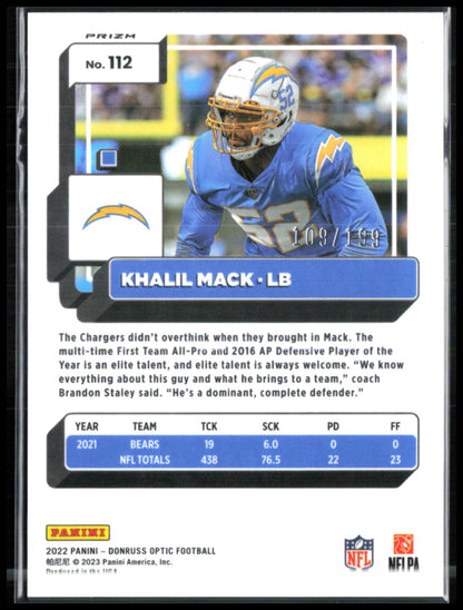 Khalil Mack Orange Holo /199