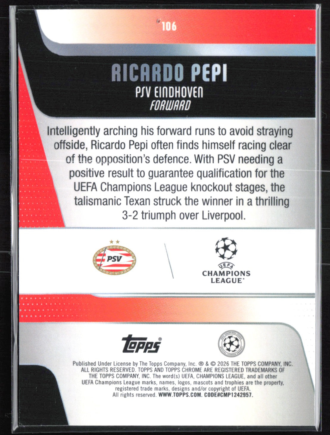 Ricardo Pepi Teal Mini Diamond /299
