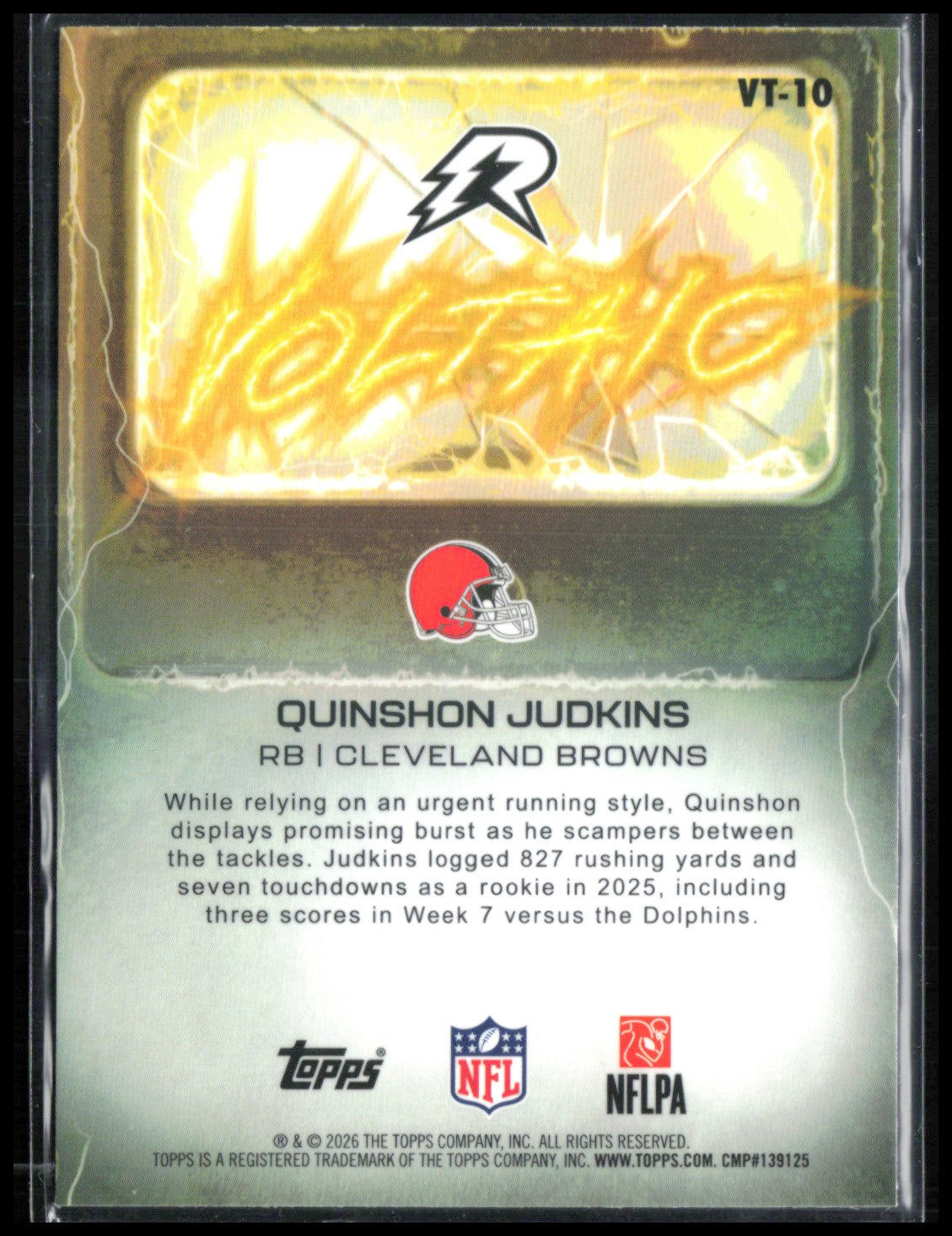 Quinshon Judkins RC Voltaic