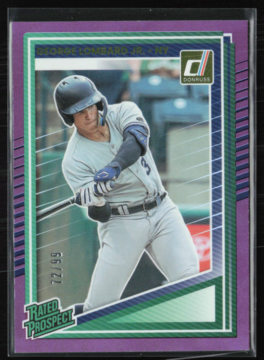 George Lombard Jr. Prospect Purple /99