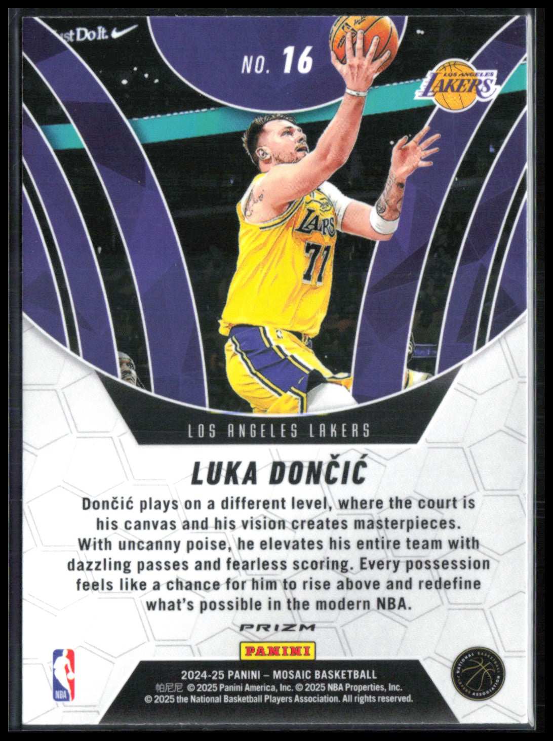 Luka Doncic Elevate Green Mosaic