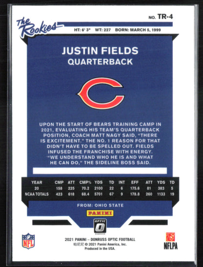 Justin Fields RC The Rookies