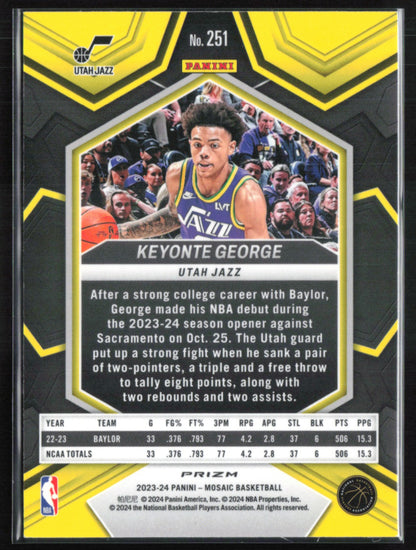 Keyonte George RC Green Mosaic