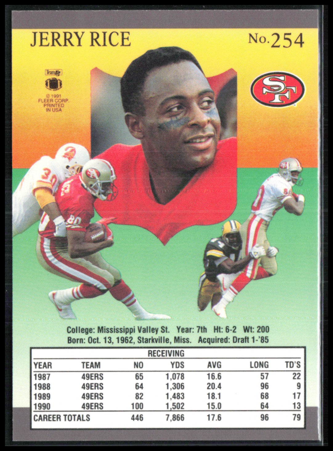 Jerry Rice 1991 Ultra