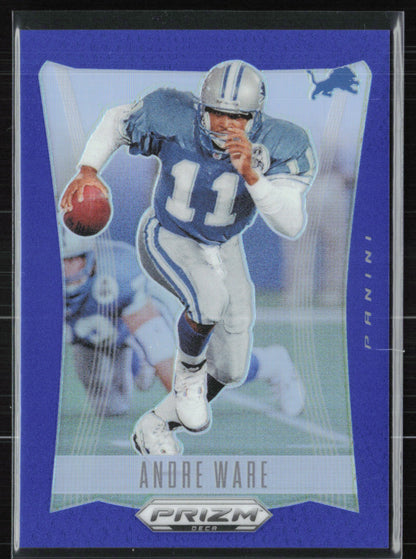 Andre Ware Blue Prizm /149