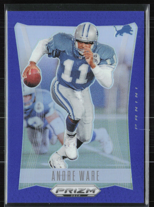 Andre Ware Blue Prizm /149