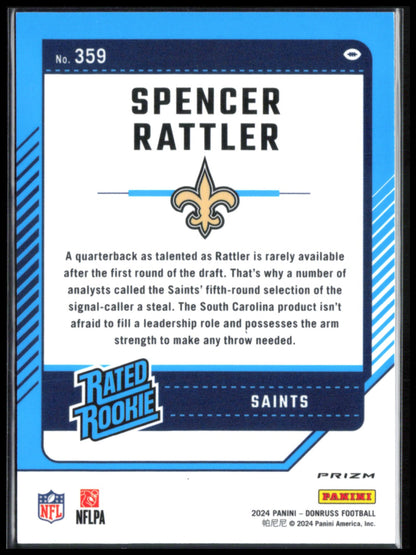 Spencer Rattler RC Football Emoji SP