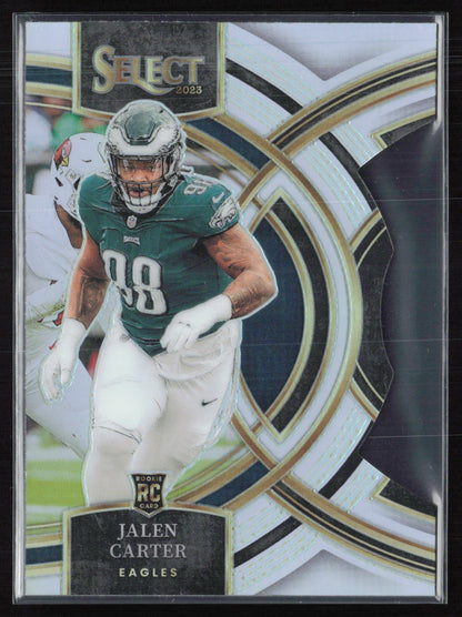Jalen Carter RC Silver Die-Cut Premier Level