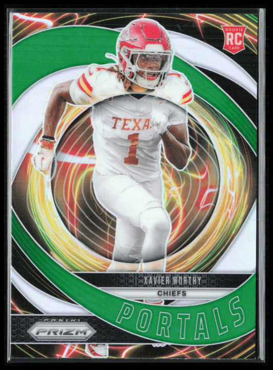 Xavier Worthy RC Portals Green Prizm