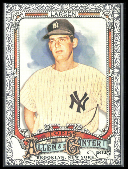 Don Larsen Silver Filagree