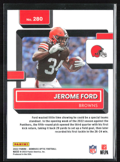 Jerome Ford RC